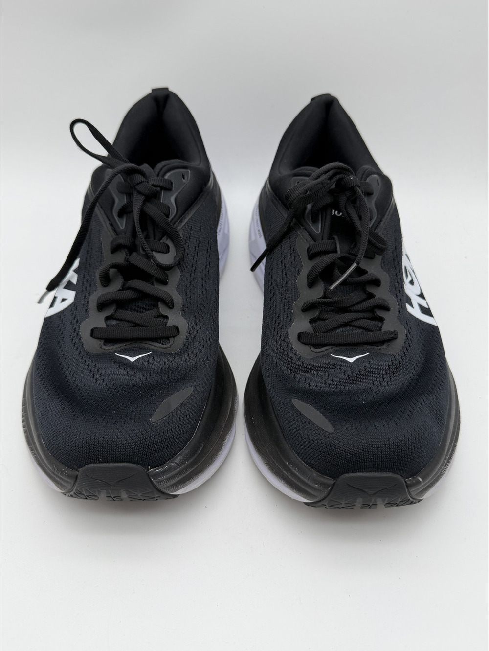 Hoka Bondi 8 Black Running Shoes Size 10B